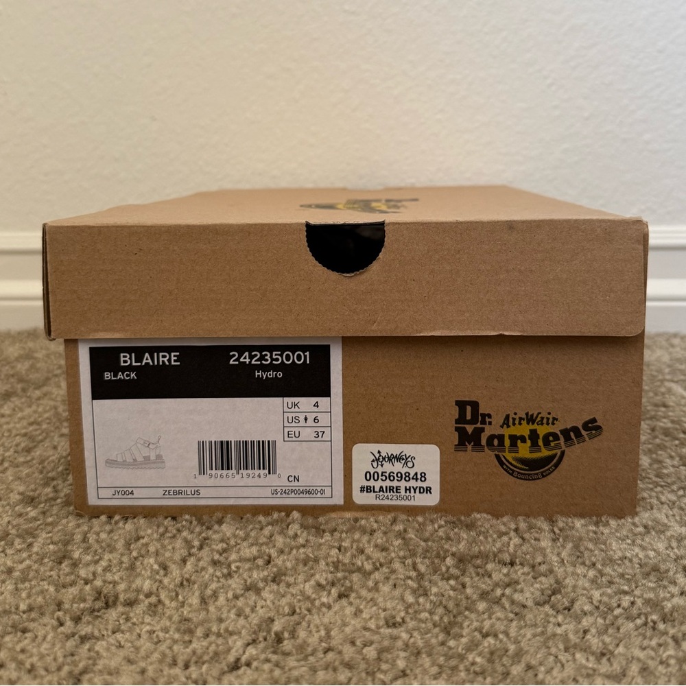 Dr. Martens Blaire Black Sandals